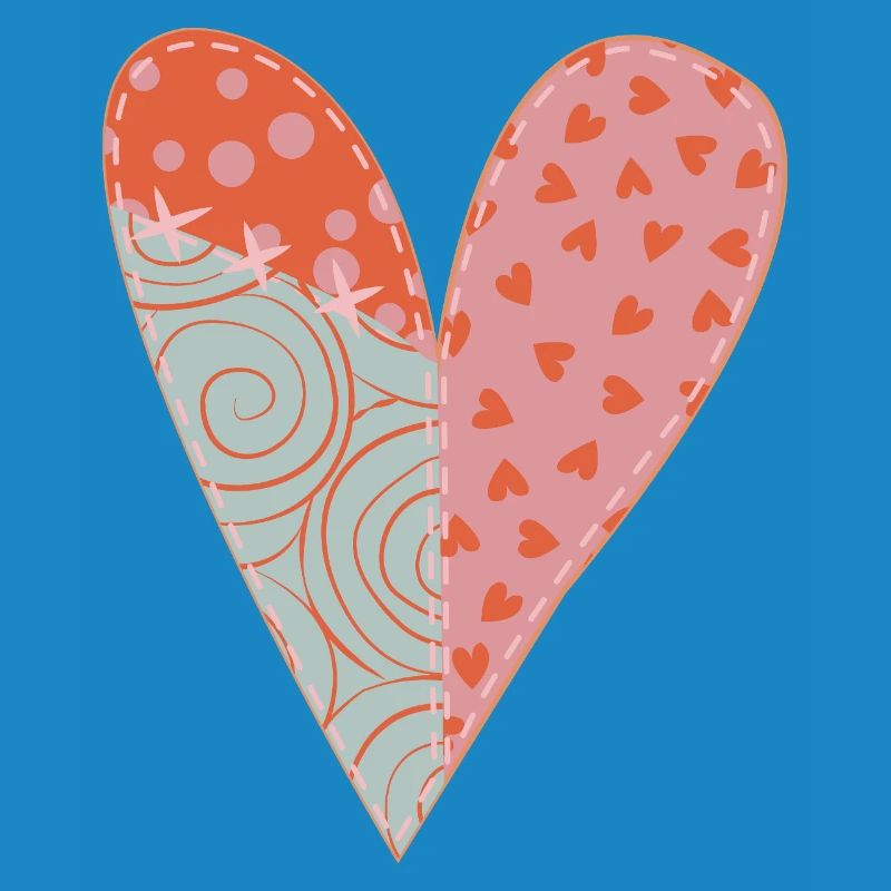 Patchwork Herz Nr. 1