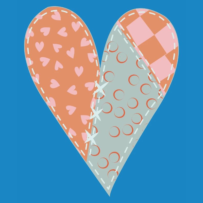 Patchwork Heart No8
