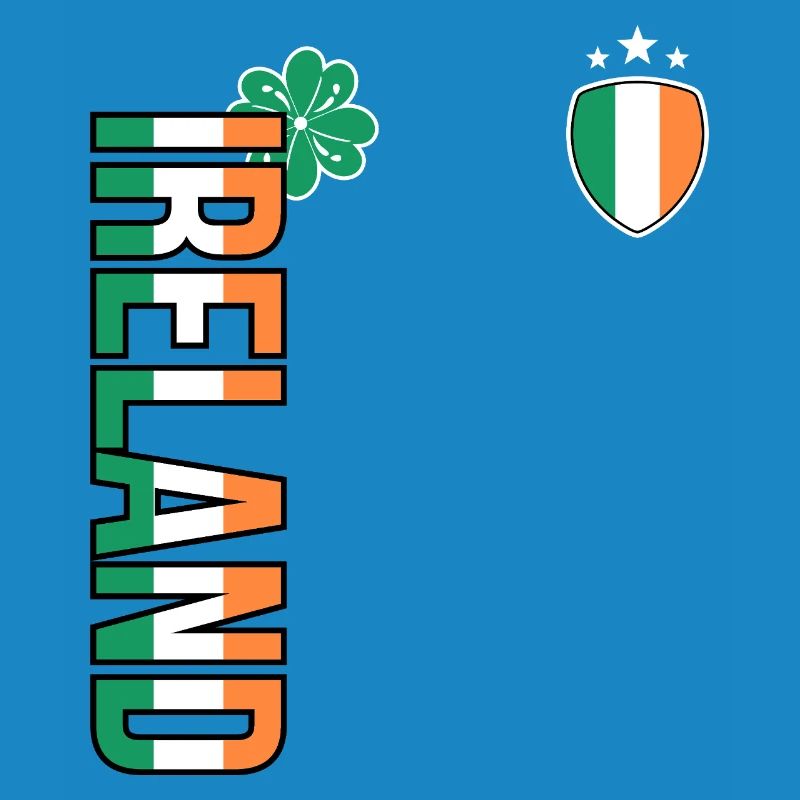 Ireland Vertical Flag Crest Tee