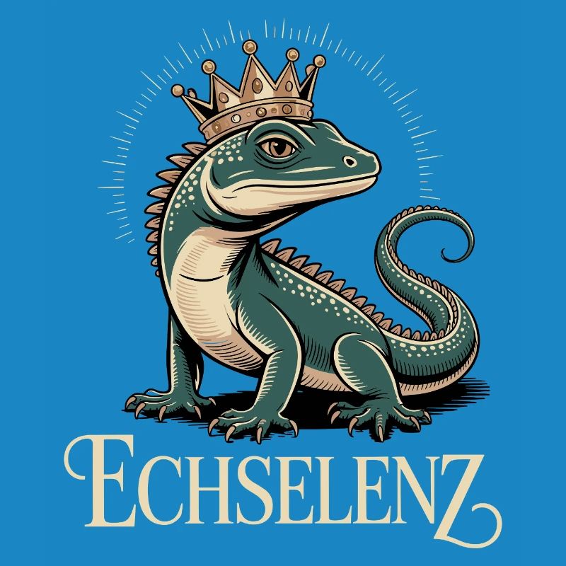 Echselenz Lustige Echse
