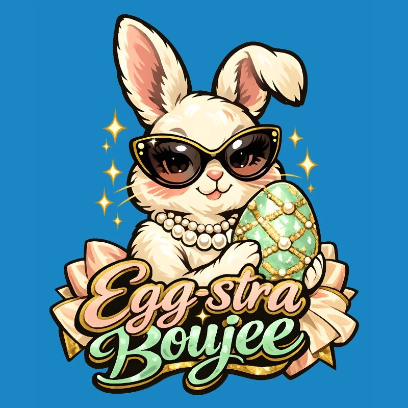 Egg-stra Boujee Easter Bunny Easter