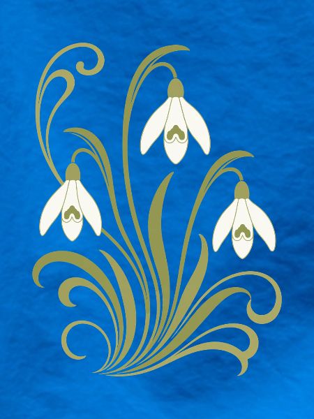 Schneeglöckchen Ornament