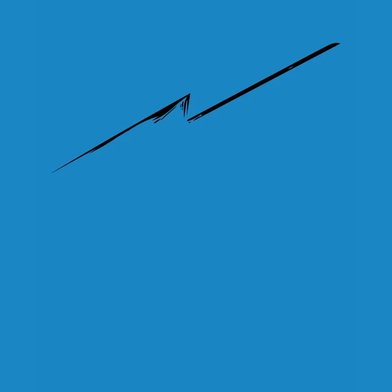 Abstract Flash / Line / Black / Pattern