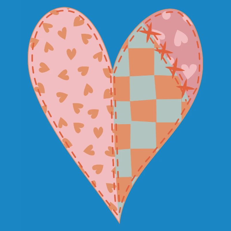 Patchwork Herz Nr. 2