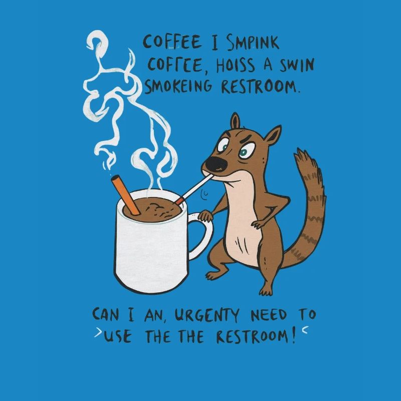 Kaffee Notfall Beutier Eichhörnchen Kippe 