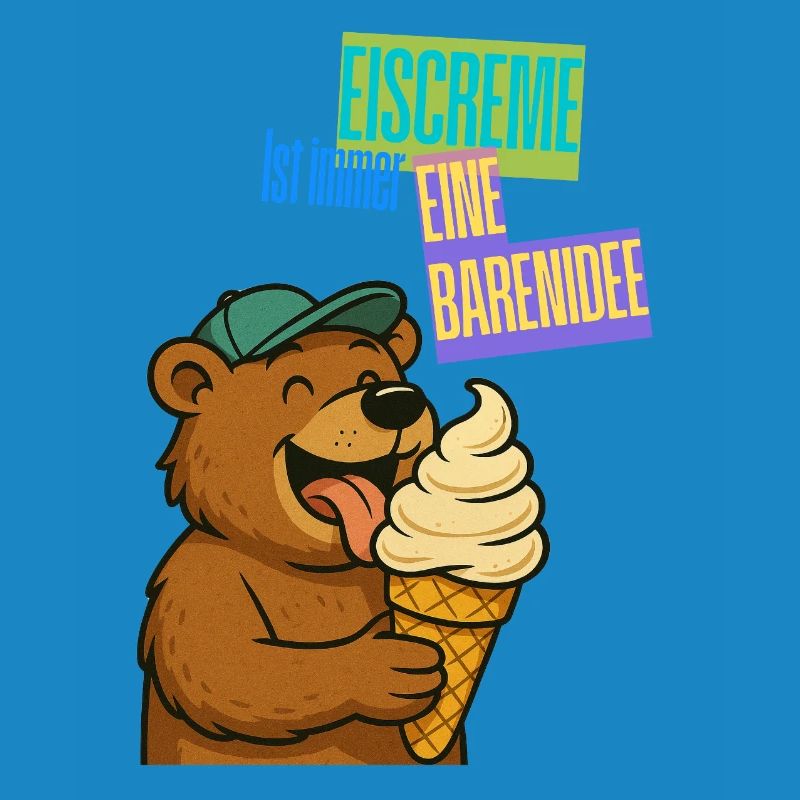 Bär Eiscreme Comic
