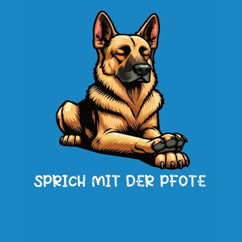 Sprich mit der Pfote Deutscher Schäferhund DSH