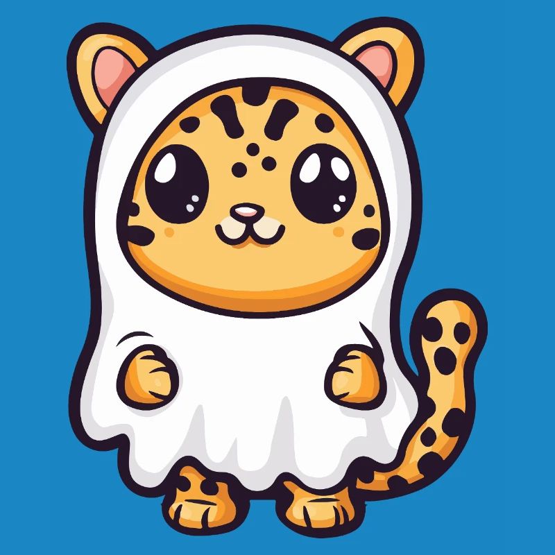 Leopard Halloween Geist