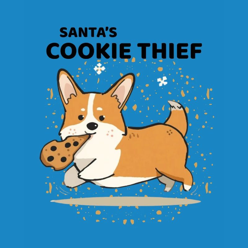 Le voleur de biscuits du Père Noël Corgi