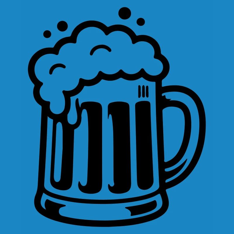 Bierkrug Comic Bier