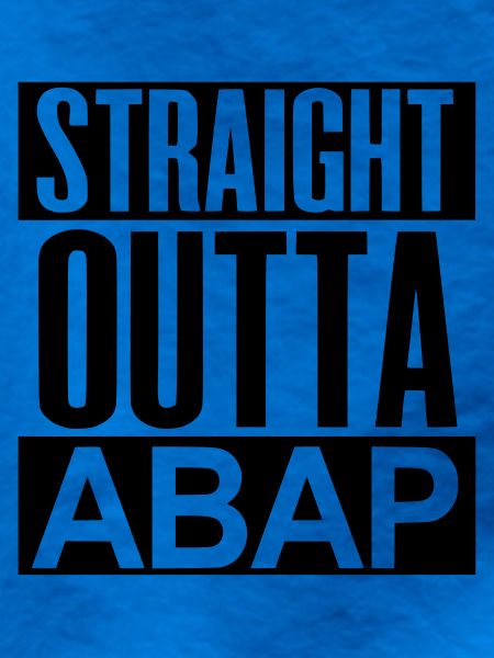 StraightOuttaABAP