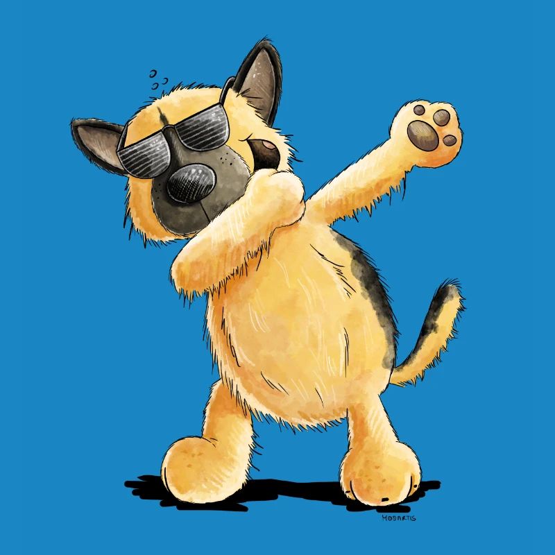 Dab Dance Deutscher Schäferhund