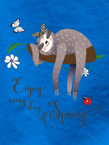 Faultier im Frühling