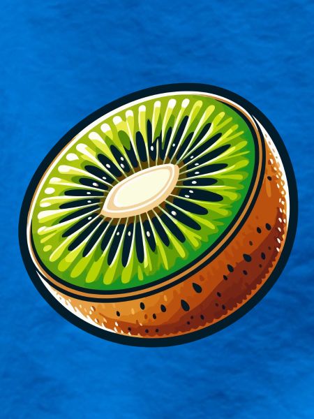 Helle Kiwi-Scheibe