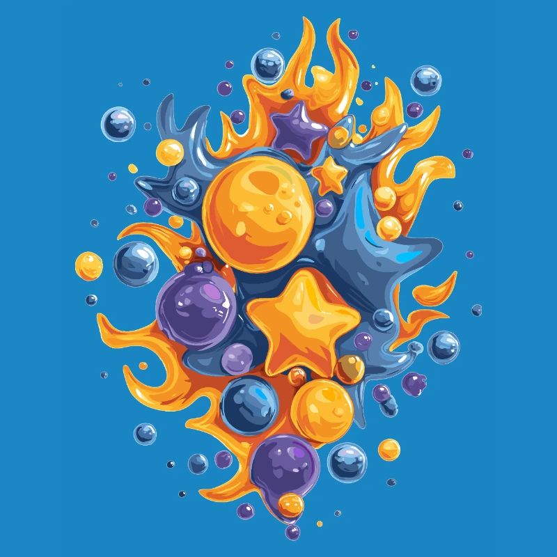 Comet Fire Color Explosion