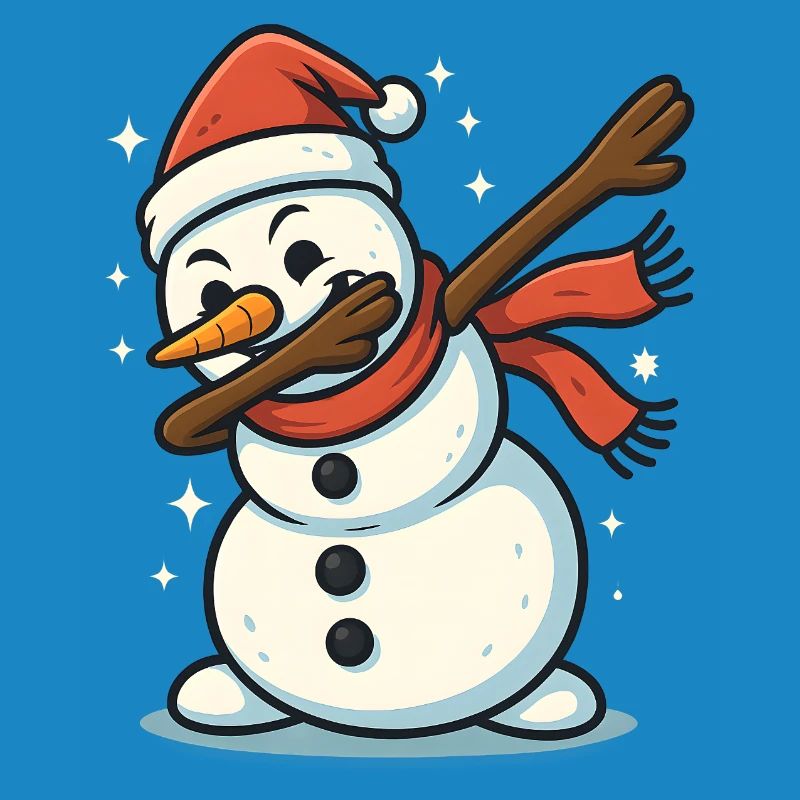 Dabbing Snowman Dab