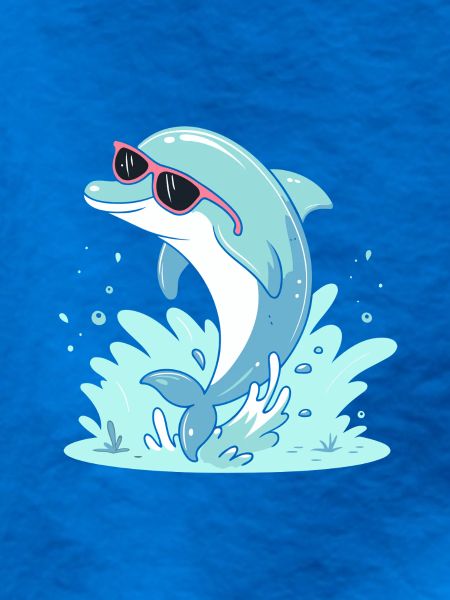 Dolphin Summer Pink Glasses