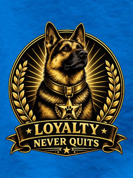 Schäferhund – Loyalty Never Quits Hunde Geschenk