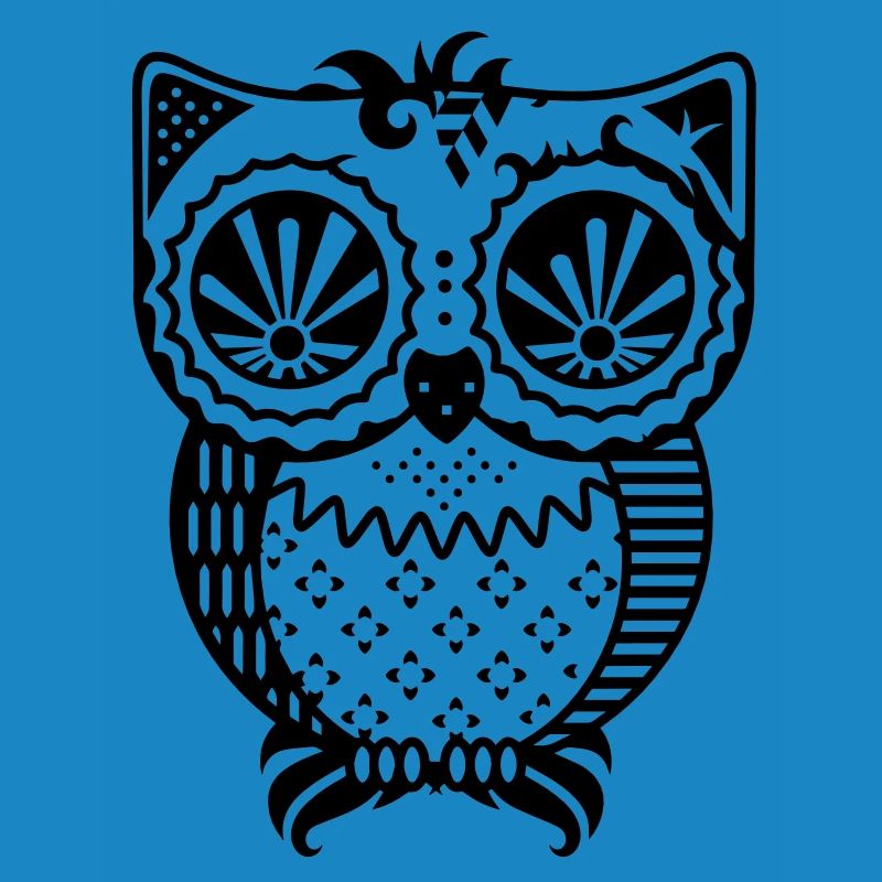 Un hibou de patchwork