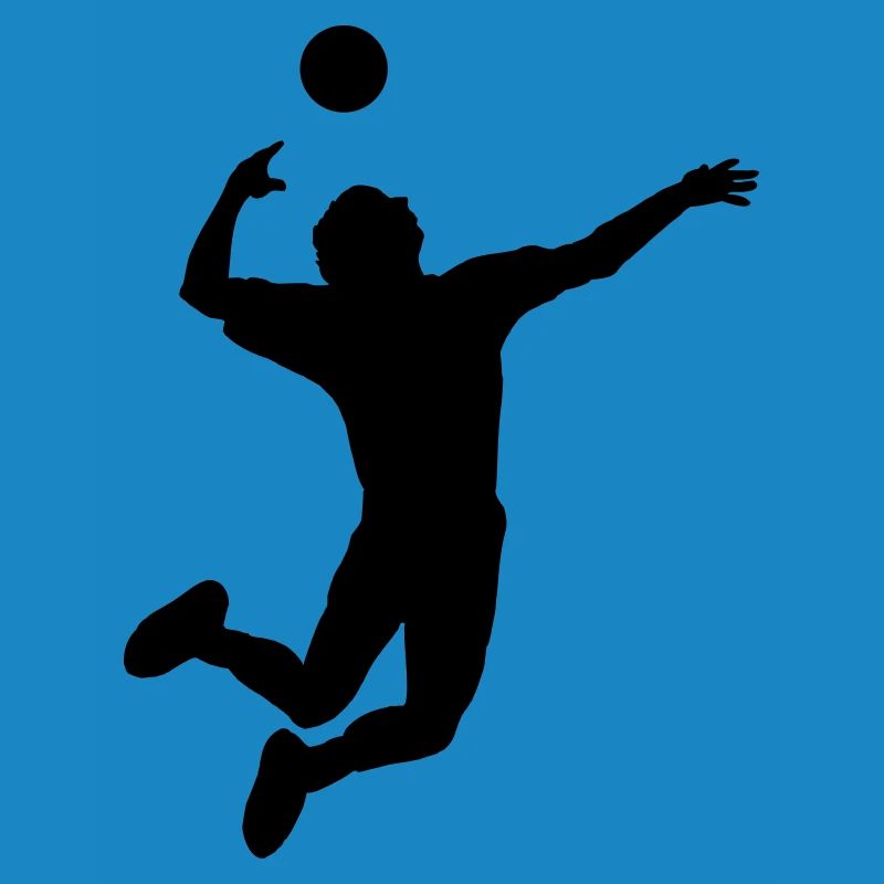 Volleyball gesprungen Schlag oder Service