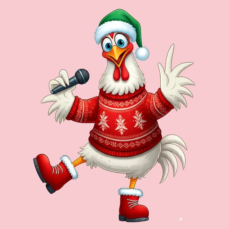 Urlaub Singende Henne Pullover