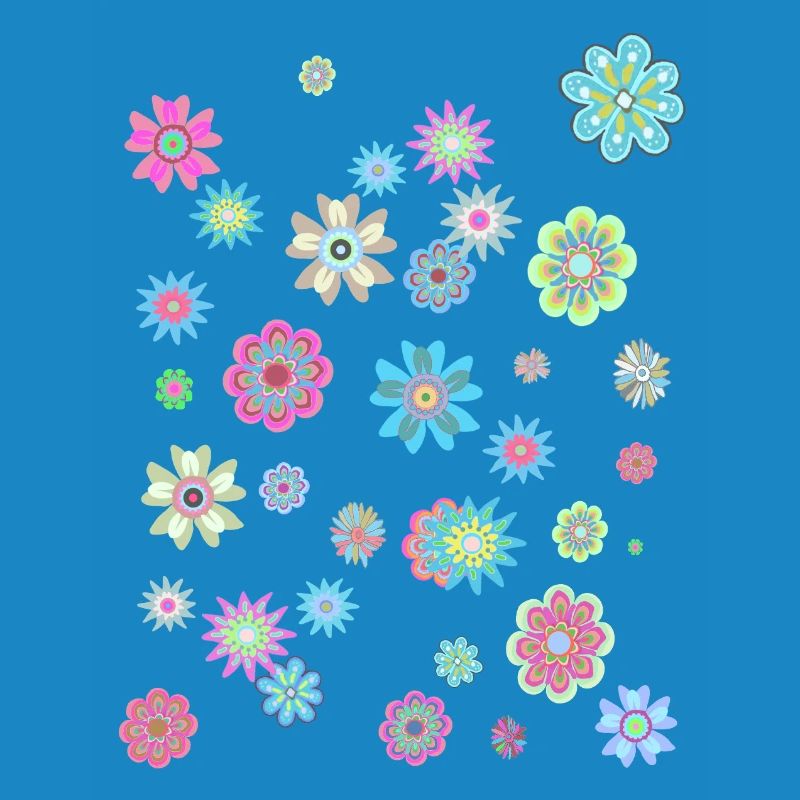 Colorful Floral Patterns for Spring Clothes