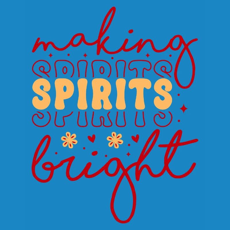 Make the spirits bright Christmas