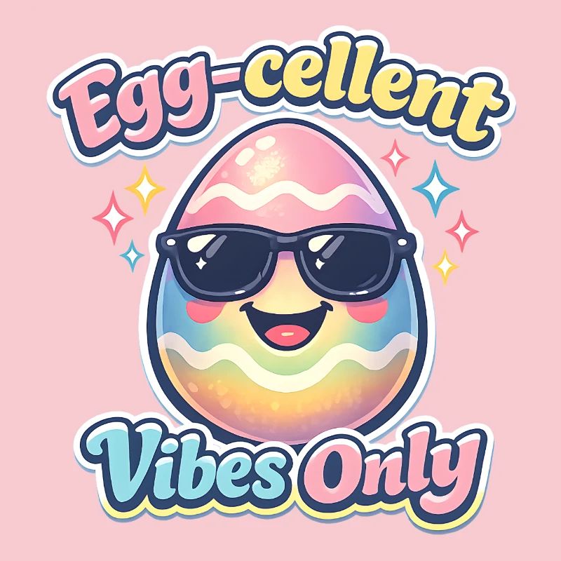 Egg Cellent Vibes Only Easter Easter Egg