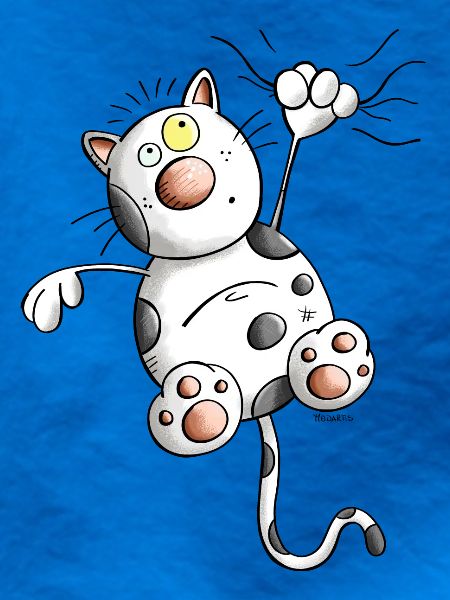 Abenteuerlustige Katze
