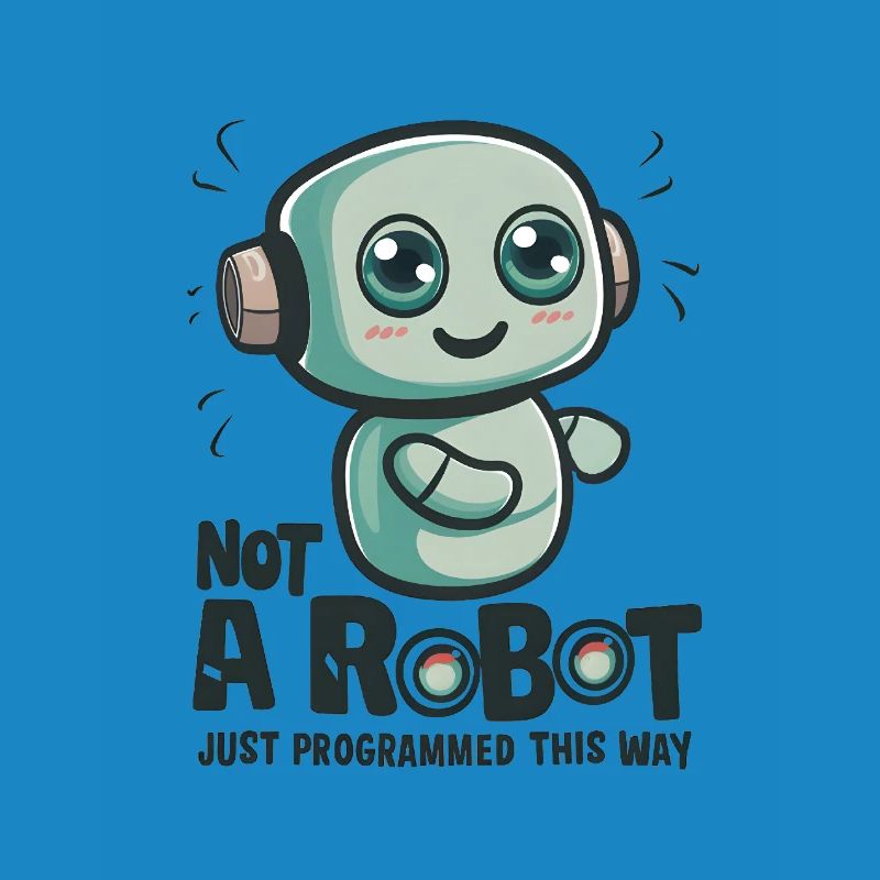 Not a Robot, Just Programmed This Way