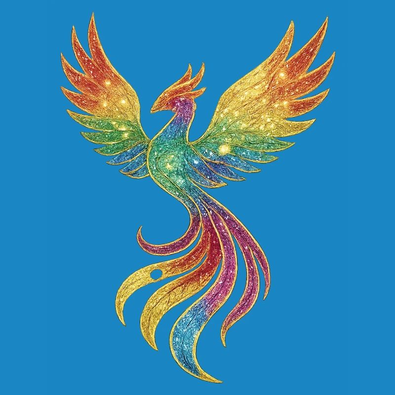 Rainbow Phoenix Spark Splendor