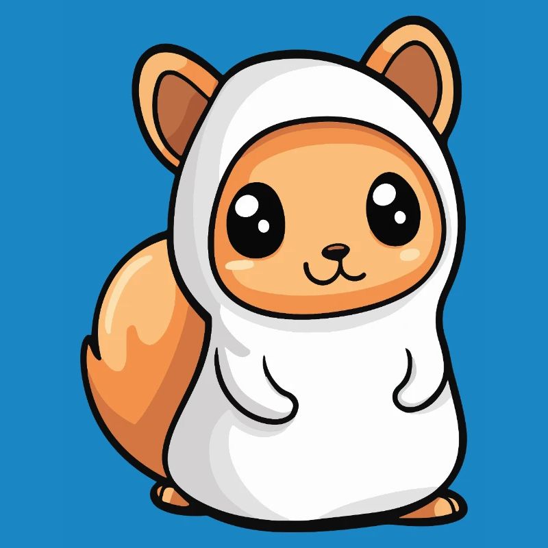 Eichhörnchen Halloween Geist