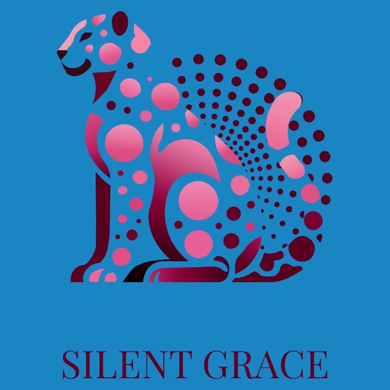 Silent Grace Chat élégant
