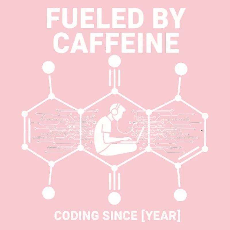 Fueled by Caffeine Coding Shirt | Programmierer