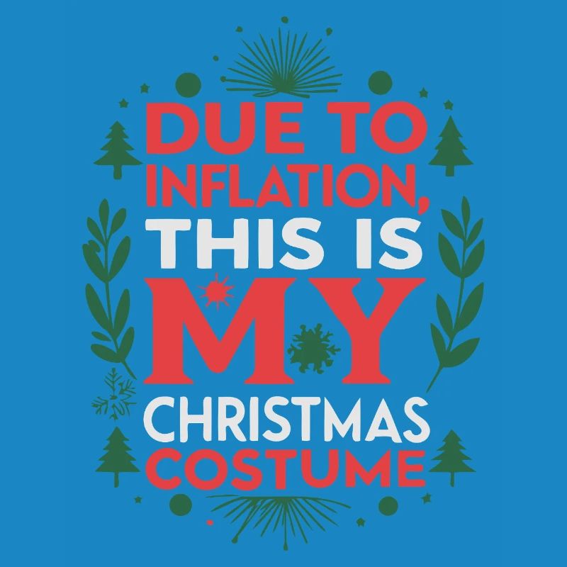 Inflation-Weihnachtskostüm