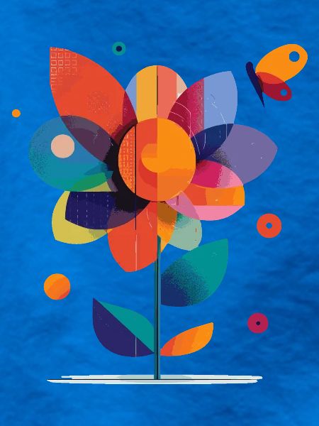 bunte Blume