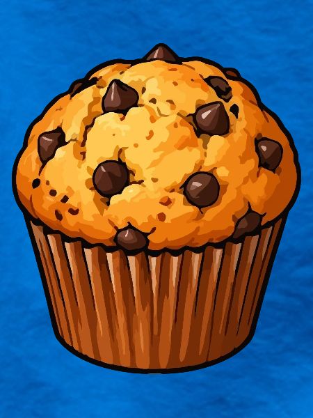 Muffin mit Schokoladenchips