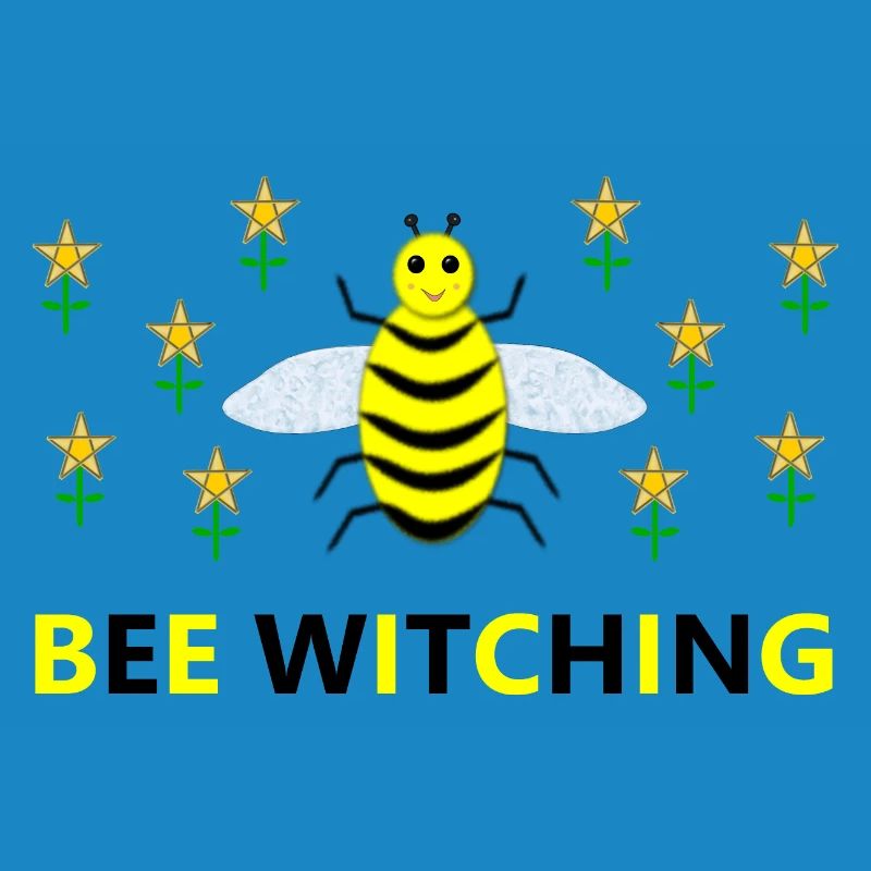 Bee Witching Pagan Bee and Pentacle Daffodils