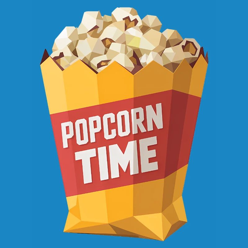 Sac à pop-corn - Cool Low Poly Logo