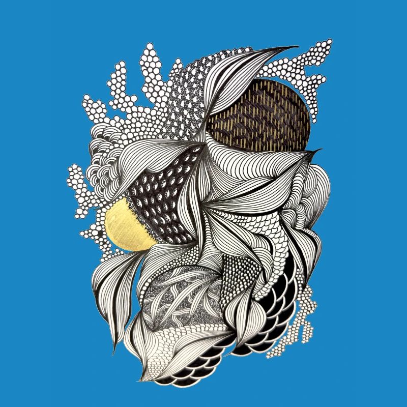 Leaf Fabric Feather Light Pattern
