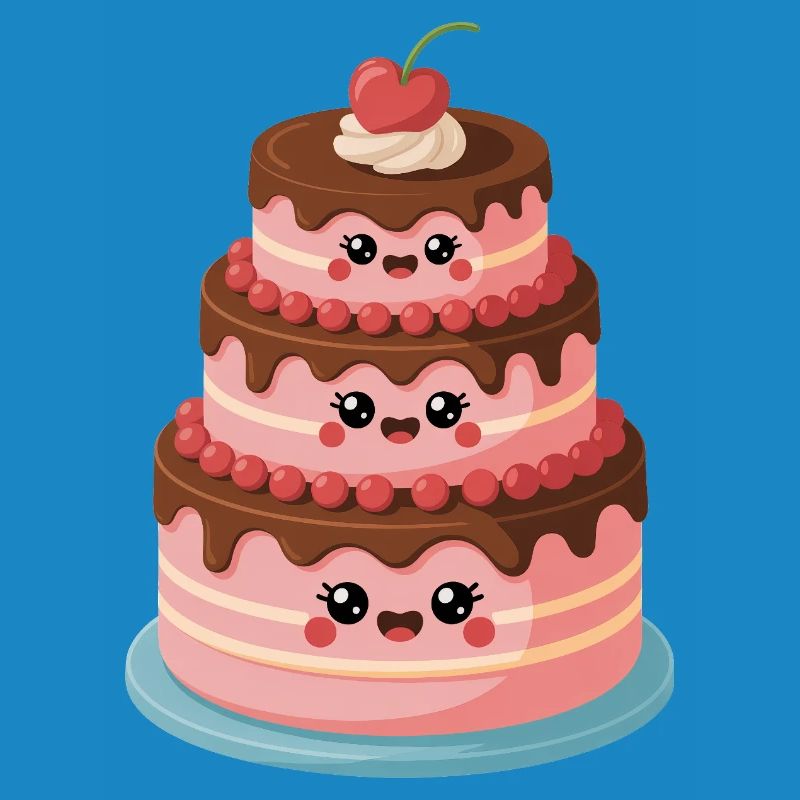 Cake Comic Cute