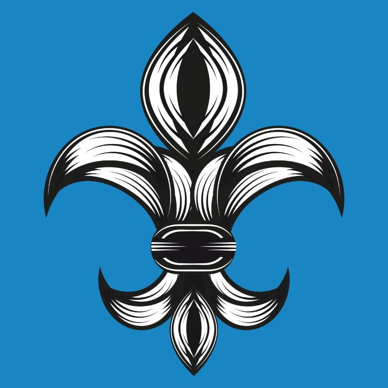 stylized iris - Fleur-de-Lys