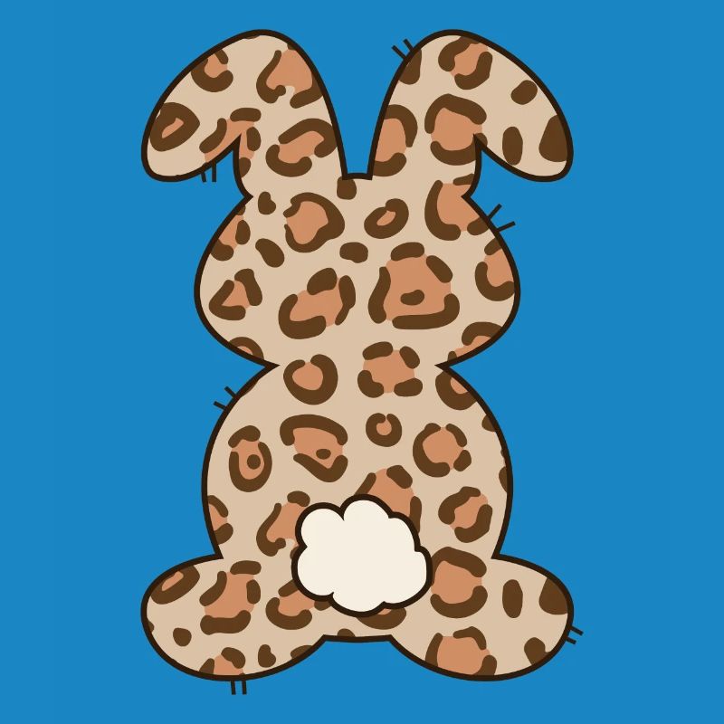 Leopard Pattern Rabbit Easter for Kids