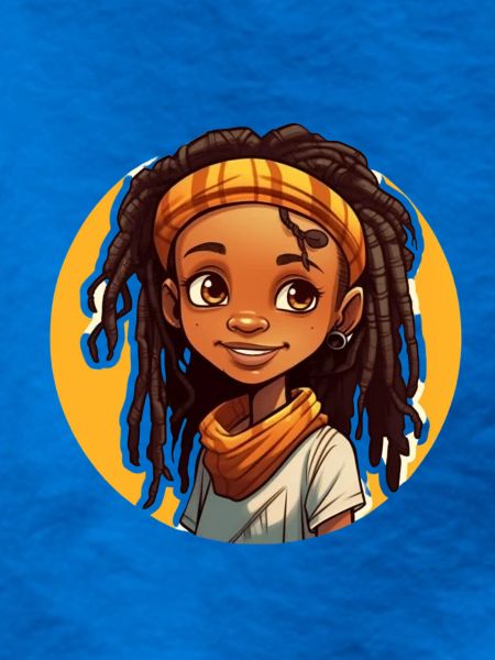Lässiger Dreadlocks-Stil mit bunter Kopfbedeckung