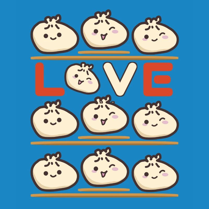 Dumpling Love Pattern
