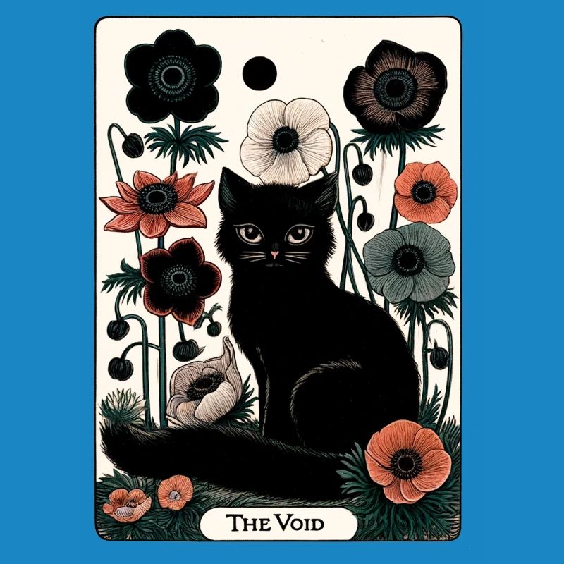 Tarot Chat du Vide en Fleur