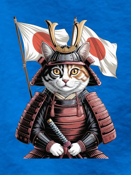 Japan Katze Samurai