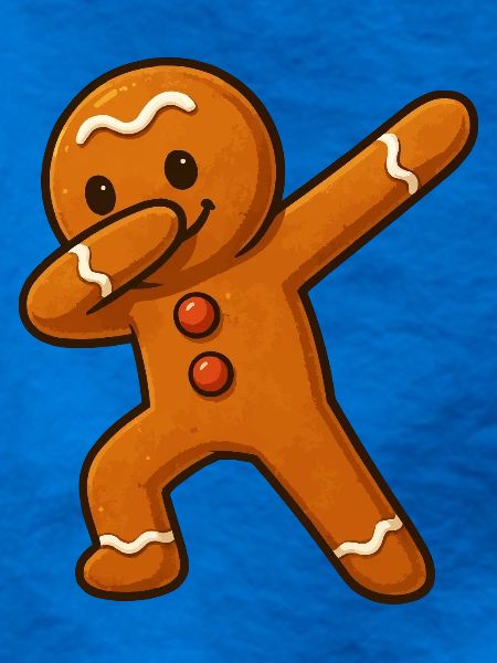 Tanzender Lebkuchenmann