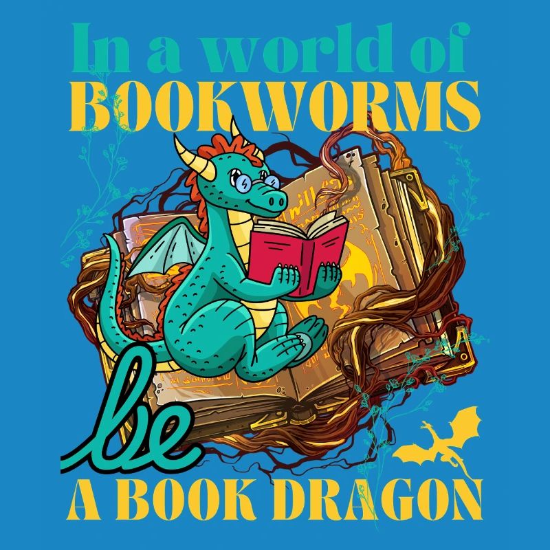 In einer Welt voller Bücherwarms sei ein Drache