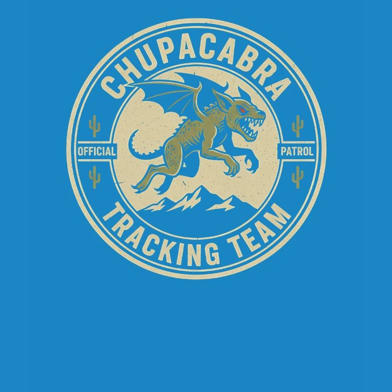 Chupacabra Pursuit Team Drôle Cryptide Chupac